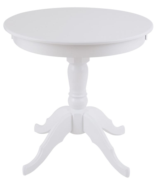 Стол обеденный не раздвижной Круглый-80 белая эмаль Стол обеденный не раздвижной Круглый-80 белая эмаль