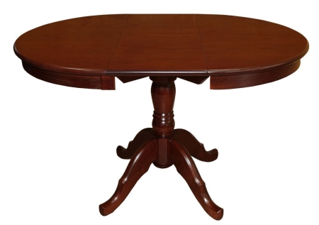 Стол Круглый махагон, массив березы, шпон