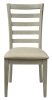 Стул LT C16412 серый #G45/ FB51 с эффектом старины