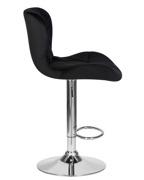 Набор 2 шт Стул барный BARNY, черный велюр (MJ9-101)