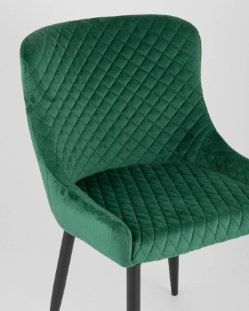 Стул Ститч велюр изумрудный
