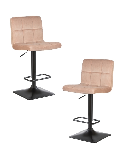 Набор 2 шт Стул барный DOMINIC, мокко велюр (MJ9-9)