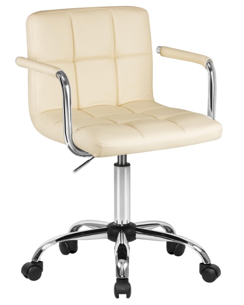 Набор 2 шт Офисное кресло для персонала TERRY, кремовый