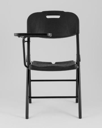 Стул складной банкетный со столиком черный