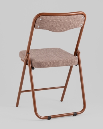 Стул складной Джонни рогожка капучино каркас капучино