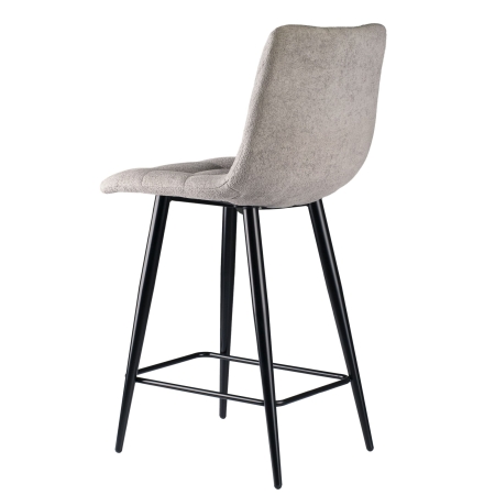 Стул полубарный Base букле серый MOSS 960 60см