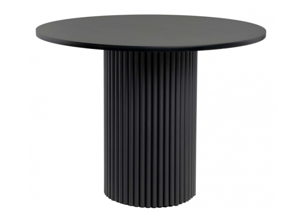 Стол деревянный Барел 100 черный, черный