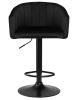 Стул барный DARCY черный велюр 1922-21
