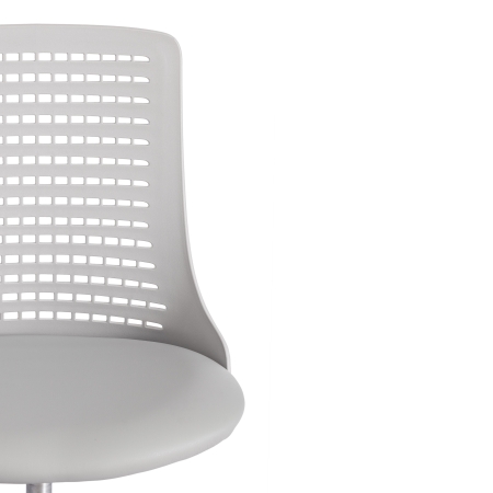 Кресло Kiddy экокожа, серый