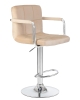 Набор 2 шт Стул барный KRUGER ARM, бежевый велюр (MJ9-10)