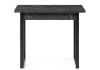 Стол деревянный Форли 90(150)х67 файерстоун, черный матовый