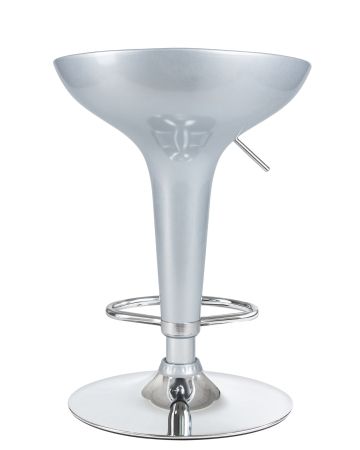 Стул барный BOMBA серебряный металлик