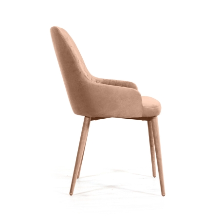 Стул Douglas ромб, бархат бежевый Стул Douglas ромб, бархат бежевый