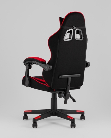 Кресло спортивное Shadow TopChairs ткань черно-красный