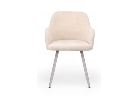 Стул на металлокаркасе Инфини латте (ocean 003), серый