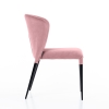 Стул Albert (Альберт) бархат пудровый