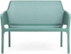 Диван пластиковый Net Bench бирюзовый Диван пластиковый Net Bench бирюзовый