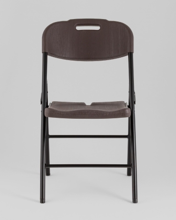 Стул складной банкетный коричневый под дерево