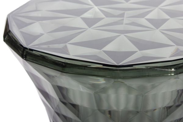 Стул-пуф Stone прозрачный серый Стул-пуф Stone прозрачный серый