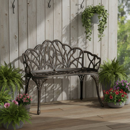 Скамья Secret De Maison Strauss (Штраус) бронза