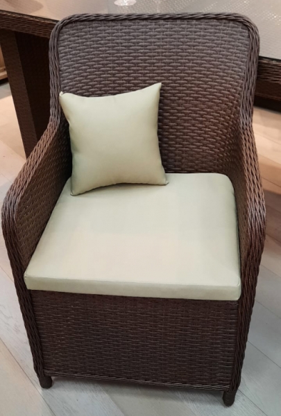 Кресло плетеное с подушками Tagliamento Barcelona Кресло плетеное с подушками Tagliamento Barcelona