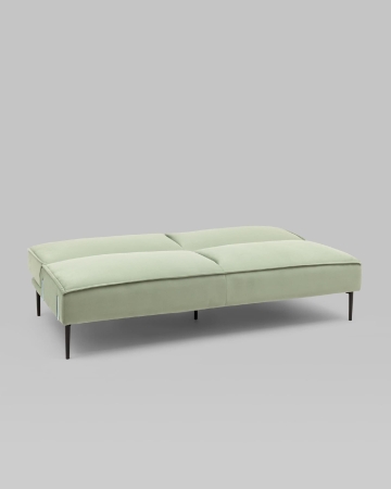 Диван прямой Кассель велюр светло-салатовый Диван прямой Кассель велюр светло-салатовый