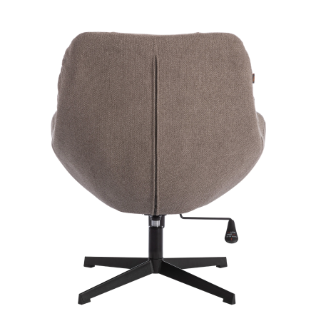 Кресло лаунж Relax/Релакс с пуфом светло-серый