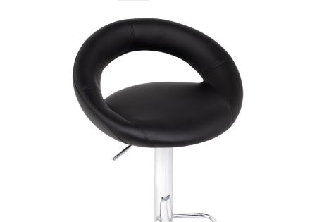 Барный стул Oazis черный, хром