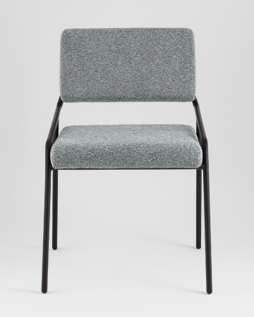 Стул Теллинг шенилл серо-синий