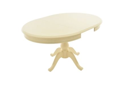 Стол "Фабрицио-1" раздвижной D 1000 тон 10 слоновая кость RAL 1015