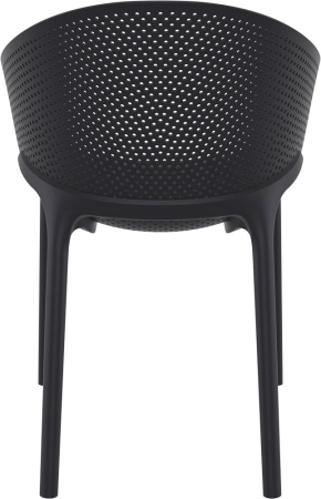 Кресло пластиковое Sky Pro черное