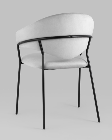 Стул Алексис велюр серый 2 шт.