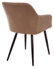 Стул BRANDY бежевый, велюр G062-11