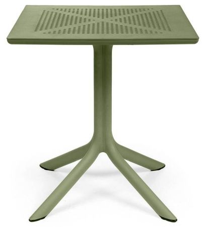 Стол пластиковый обеденный Clip 70 агава