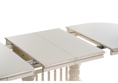 Стол деревянный Кантри 160 овальный крем