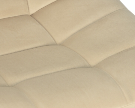 Стул барный TAILOR белый, бежевый велюр MJ9-10