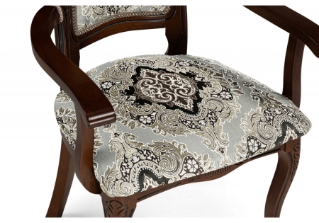 Стул деревянный Bronte муса чёрная вишня, патина Стул деревянный Bronte муса чёрная вишня, патина