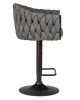 Набор 2 шт Стул барный LEON, графитовая ткань (LAR-275-21)