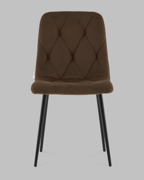 Стул Одди Diamond велюр коричневый