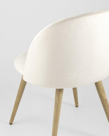 Стул Лион велюр кремовый Стул Лион велюр кремовый