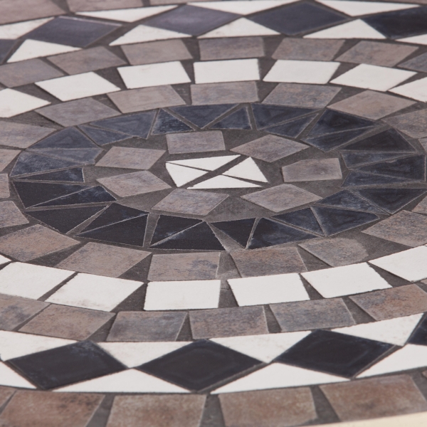 Стол Secret de Maison ROMEO (PL08-7451RV) металл, 60*72 см, белый, плитка "калейдоскоп"