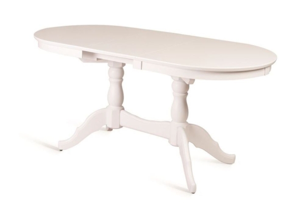 Раздвижной стол Овальный 130 белый Раздвижной стол Овальный 130 белый