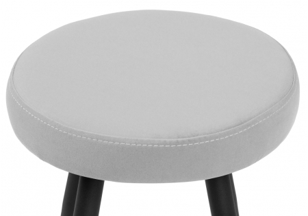 Табурет Сино велюр velutto 52, черный Табурет Сино велюр velutto 52, черный