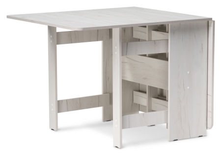 Стол деревянный Йентель 170х85х76 дуб крафт белый
