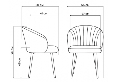 Стул на металлокаркасе Бэнбу marseille 2, черный