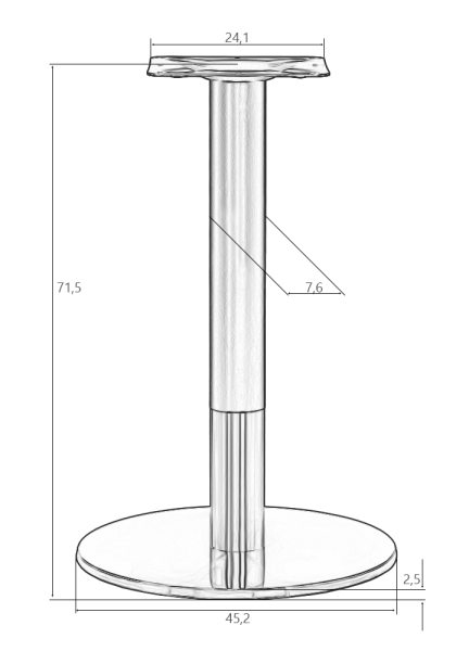 Подстолье обеденное LUCIANO