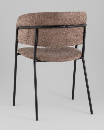 Кресло Нэлли New букле коричневый