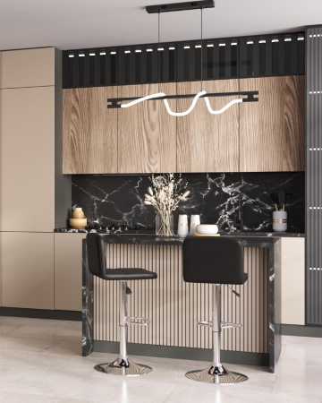 Стул барный Малави LITE черный