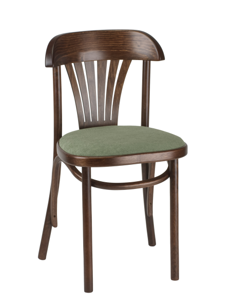 Стул Астра темный тон, букле зеленый MOSS 615