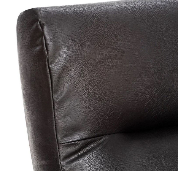 Кресло Оскар венге, экокожа Dundi 108